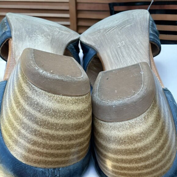 Miz Mooz Cora,Sassy Summer Heeled Sandel In A Beautiful Blue Size 39 EU Size - Picture 10 of 11